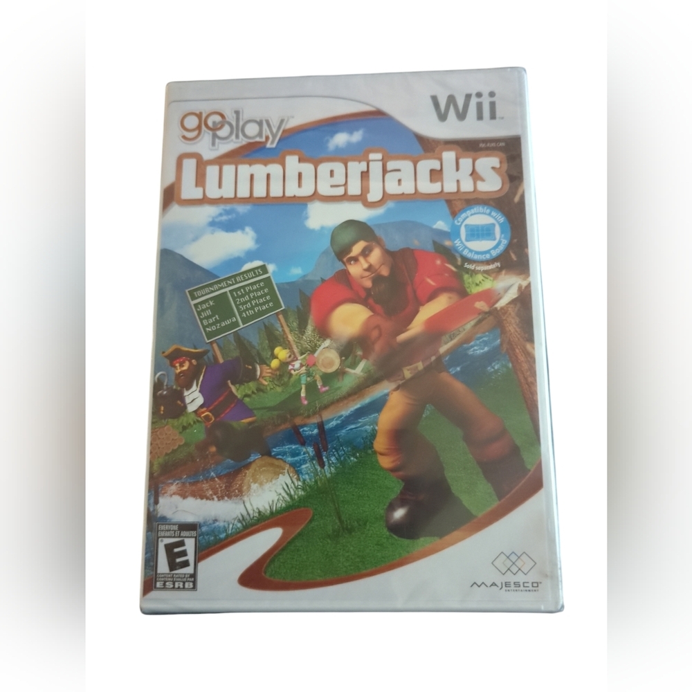 Go Play Lumberjacks Wii Game Brand New.
